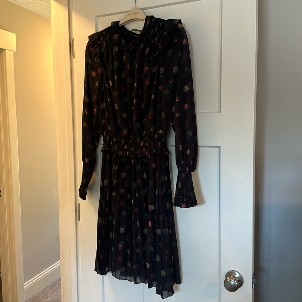 Scotch and Soda smocked mini dress
